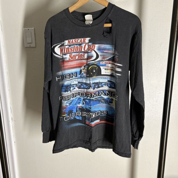Gildan Other - Vintage Nascar Winston Cup Series 2003 Mens Graphic Long Sleeve Shirt‎ Black M